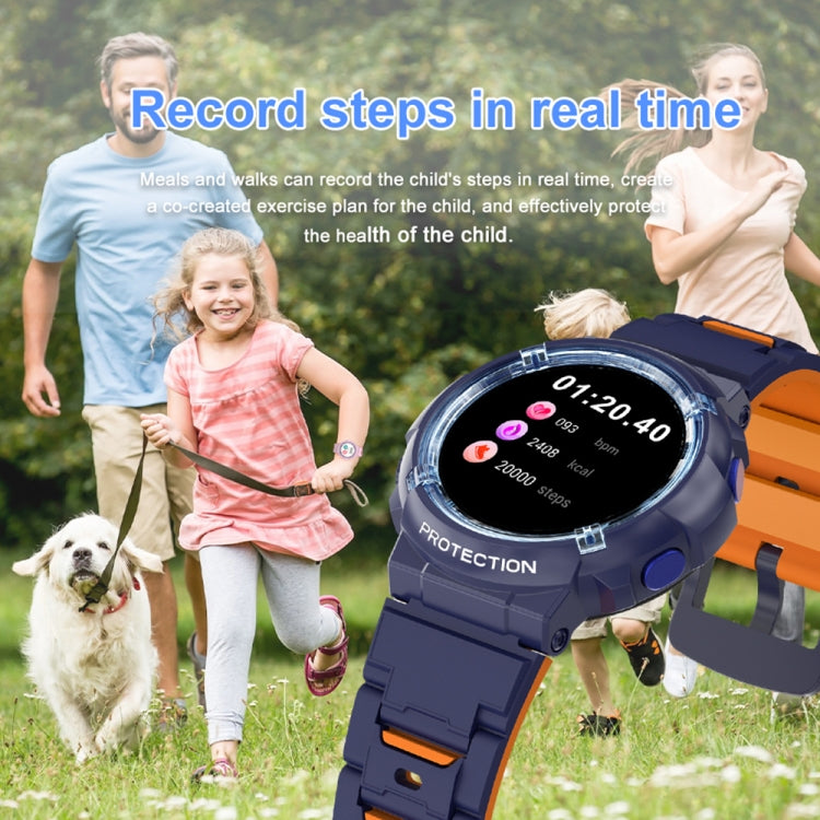 Montre intelligente pour enfants IP68 à écran rond HT19 de 1,2 pouces, prise en charge de la surveillance du sommeil