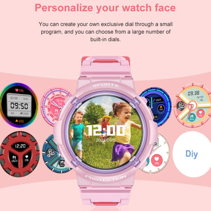 Montre intelligente pour enfants IP68 à écran rond HT19 de 1,2 pouces, prise en charge de la surveillance du sommeil