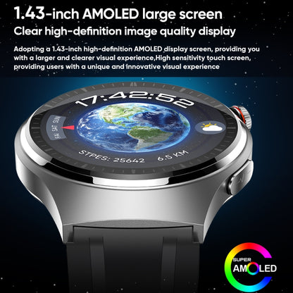 MT200 1,43 pouces AMOLED IP67 montre d'appel intelligente, prise en charge de la surveillance ECG/température corporelle/glycémie