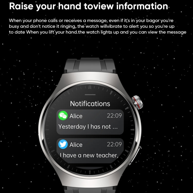 MT200 1,43 pouces AMOLED IP67 montre d'appel intelligente, prise en charge de la surveillance ECG/température corporelle/glycémie