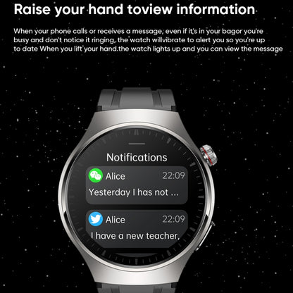 MT200 1,43 pouces AMOLED IP67 montre d'appel intelligente, prise en charge de la surveillance ECG/température corporelle/glycémie