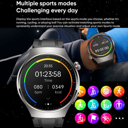 MT200 1,43 pouces AMOLED IP67 montre d'appel intelligente, prise en charge de la surveillance ECG/température corporelle/glycémie