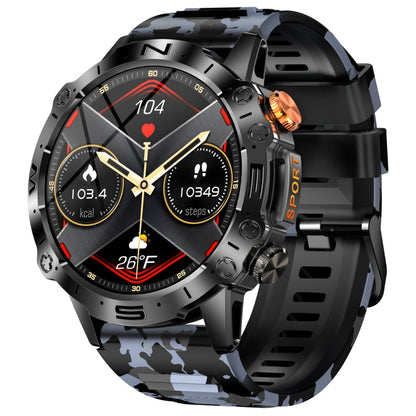 K59 IP67 BT5.0 1,43 pouces Smart Watch prend en charge la détection d'appel vocal/sommeil