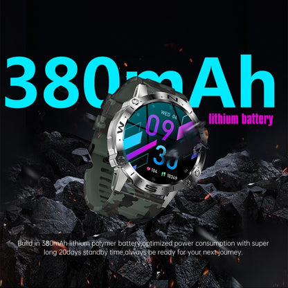 K59 IP67 BT5.0 1,43 pouces Smart Watch prend en charge la détection d'appel vocal/sommeil