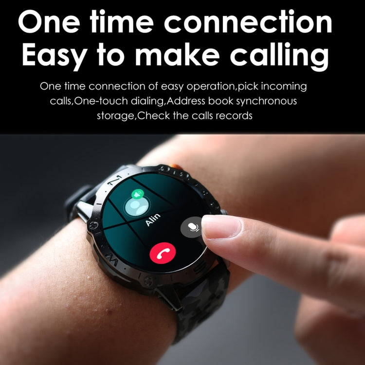 K59 IP67 BT5.0 1,43 pouces Smart Watch prend en charge la détection d'appel vocal/sommeil