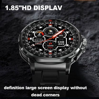 V69 IP68 BT5.0 1,85 pouces Smart Watch prend en charge la détection d'appel vocal/sommeil