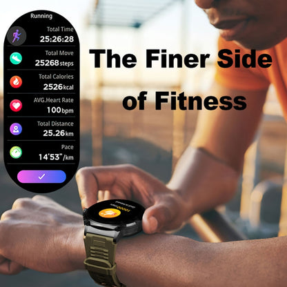 V69 IP68 BT5.0 1,85 pouces Smart Watch prend en charge la détection d'appel vocal/sommeil
