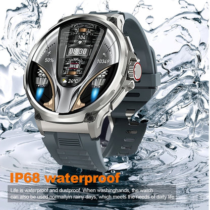 V69 IP68 BT5.0 1,85 pouces Smart Watch prend en charge la détection d'appel vocal/sommeil
