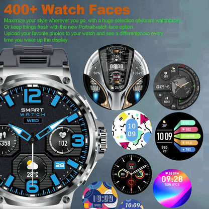 V69 IP68 BT5.0 1,85 pouces Smart Watch prend en charge la détection d'appel vocal/sommeil