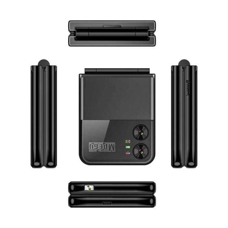 Téléphone à clapet UNIWA F265, 2,55 pouces Mediatek MT6261D, FM, 4 cartes SIM, 21 touches