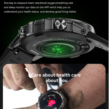 K52 1,39 pouces BT5.0 Smart Watch prend en charge la détection de fréquence cardiaque/sommeil
