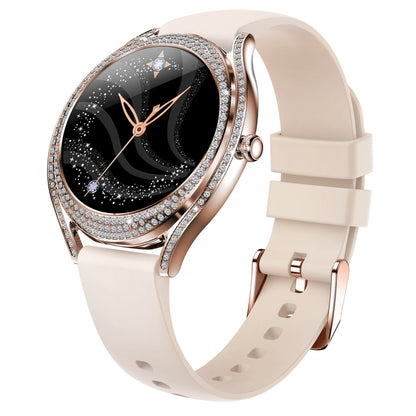 La montre intelligente V66 1,28 pouces BT5.0 prend en charge la détection de la fréquence cardiaque et du sommeil, Silicone Strap