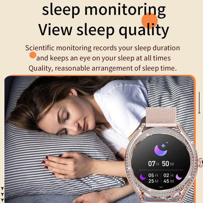 La montre intelligente V66 1,28 pouces BT5.0 prend en charge la détection de la fréquence cardiaque et du sommeil, Silicone Strap