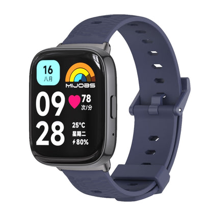 Bracelet de montre en TPU à texture nid d'abeille Mijobs, For Redmi Watch 3 Lite / Watch 3 Active
