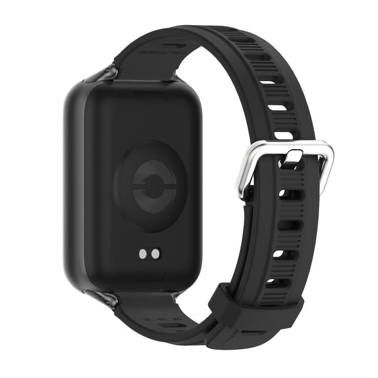 Bracelet de montre en silicone respirant à trou plat Mijobs, For Xiaomi Band 10 Pro / Redmi Watch 6 / 5