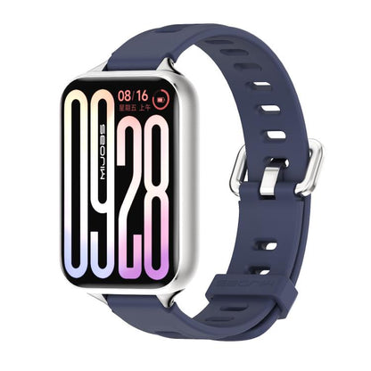 Bracelet de montre en silicone respirant à trou plat Mijobs, For Xiaomi Band 10 Pro / Redmi Watch 6 / 5
