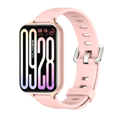 Bracelet de montre en silicone respirant à trou plat Mijobs, For Xiaomi Band 10 Pro / Redmi Watch 6 / 5