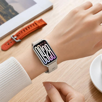 Bracelet de montre en silicone respirant à trou plat Mijobs, For Xiaomi Band 10 Pro / Redmi Watch 6 / 5