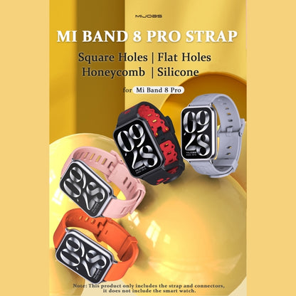 Bracelet de montre respirant en silicone Mijobs, For Xiaomi Band 10 Pro / Redmi Watch 6 / 5