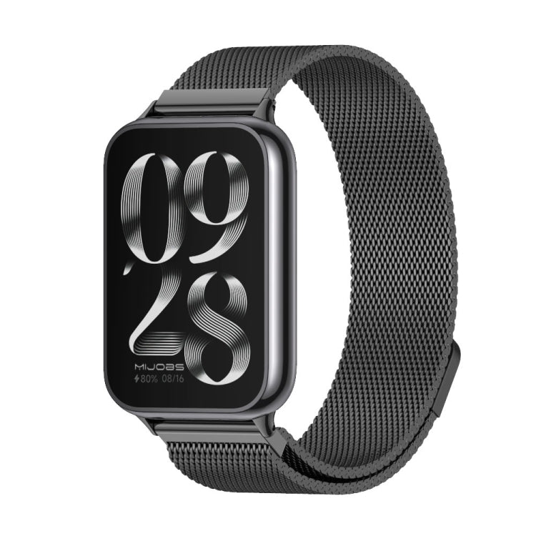 Mijobs Milan Bracelet de montre magnétique en acier inoxydable, For Xiaomi Band 10 Pro / Redmi Watch 6 / 5
