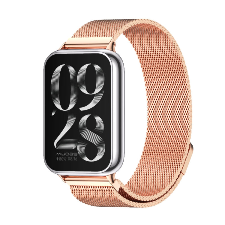 Mijobs Milan Bracelet de montre magnétique en acier inoxydable, For Xiaomi Band 10 Pro / Redmi Watch 6 / 5