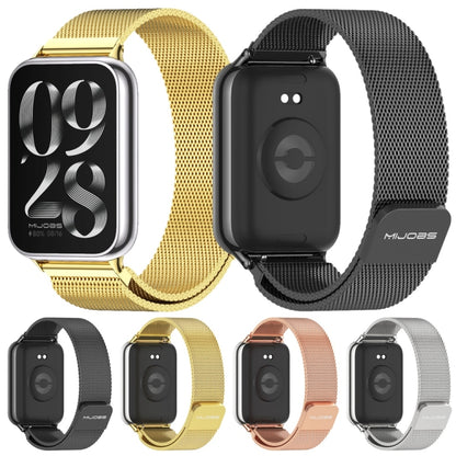 Mijobs Milan Bracelet de montre magnétique en acier inoxydable, For Xiaomi Band 10 Pro / Redmi Watch 6 / 5
