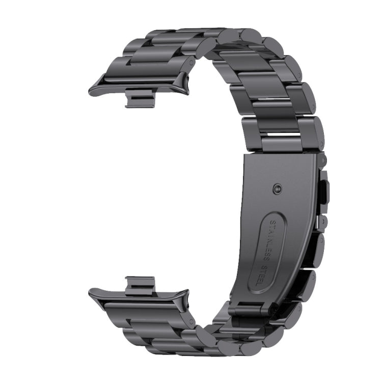 Bracelet de montre en acier inoxydable à trois perles Mijobs, For Xiaomi Band 10 Pro / Redmi Watch 6 / 5