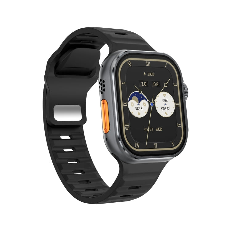 Montre d'appel intelligente à écran iW9 Ultra de 2,04 pouces, appel BT/fréquence cardiaque/tension artérielle/oxygène sanguin