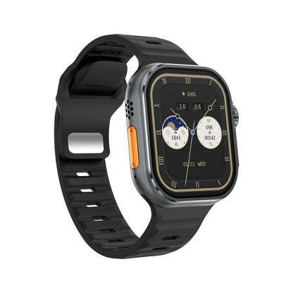 Montre d'appel intelligente à écran iW9 Ultra de 2,04 pouces, appel BT/fréquence cardiaque/tension artérielle/oxygène sanguin