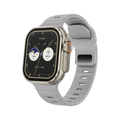 Montre d'appel intelligente à écran iW9 Ultra de 2,04 pouces, appel BT/fréquence cardiaque/tension artérielle/oxygène sanguin