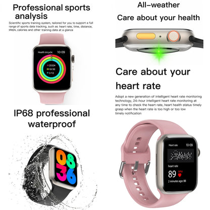 Bracelet intelligent Q9, montre intelligente étanche de 2,01 pouces, appel BT/fréquence cardiaque/tension artérielle/oxygène sanguin