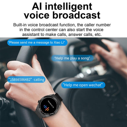 Bracelet intelligent GT3, montre intelligente 1,5 pouces, appel Bluetooth/fréquence cardiaque/tension artérielle/oxygène sanguin