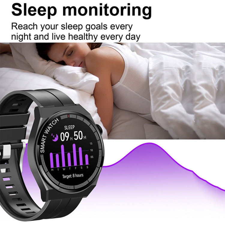 Bracelet intelligent GT3, montre intelligente 1,5 pouces, appel Bluetooth/fréquence cardiaque/tension artérielle/oxygène sanguin
