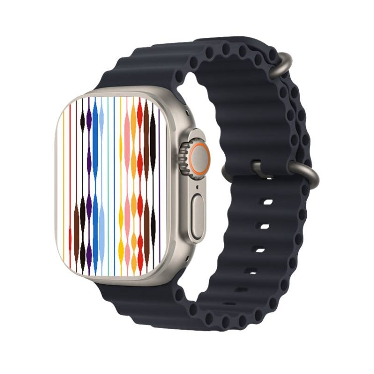 Bracelet intelligent S800 Ultra Max, montre intelligente à bande de Silicone de 1.5 pouces, appel Bluetooth/fréquence cardiaque/tension artérielle/oxygène sanguin