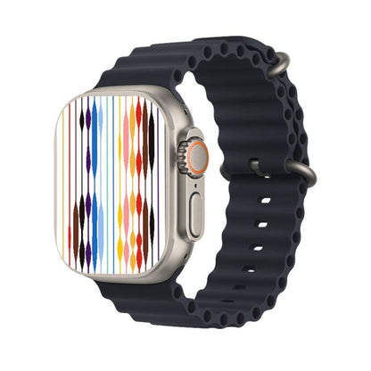 Bracelet intelligent S800 Ultra Max, montre intelligente à bande de Silicone de 1.5 pouces, appel Bluetooth/fréquence cardiaque/tension artérielle/oxygène sanguin