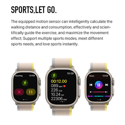 Bracelet intelligent S800 Ultra Max, montre intelligente à bande de Silicone de 1.5 pouces, appel Bluetooth/fréquence cardiaque/tension artérielle/oxygène sanguin