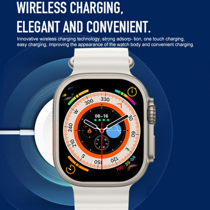 Bracelet intelligent S800 Ultra Max, montre intelligente à bande de Silicone de 1.5 pouces, appel Bluetooth/fréquence cardiaque/tension artérielle/oxygène sanguin