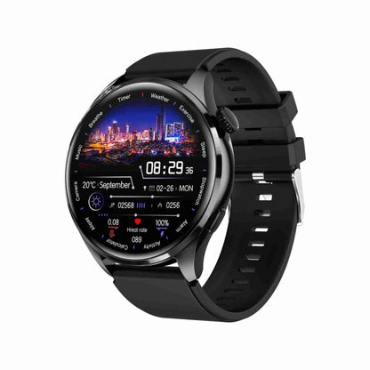 Bracelet intelligent TM05 Pro, bracelet en silicone de 1,46 pouces, montre intelligente étanche IP67, appel Bluetooth/fréquence cardiaque/tension artérielle/oxygène sanguin, Silicone Band