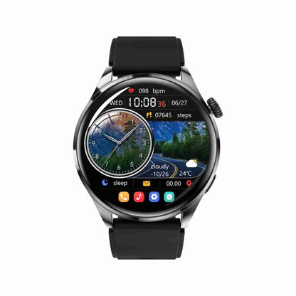Bracelet intelligent TM05 Pro, bracelet en silicone de 1,46 pouces, montre intelligente étanche IP67, appel Bluetooth/fréquence cardiaque/tension artérielle/oxygène sanguin, Silicone Band
