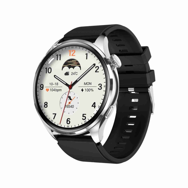 Bracelet intelligent TM05 Pro, bracelet en silicone de 1,46 pouces, montre intelligente étanche IP67, appel Bluetooth/fréquence cardiaque/tension artérielle/oxygène sanguin, Silicone Band
