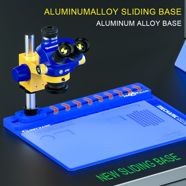 Base coulissante en alliage d'aluminium pour microscope mécanique imat Max-air