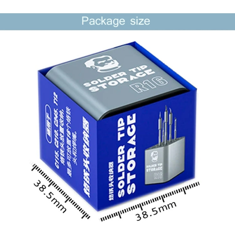 Boîte de rangement de protection des pointes de soudure Mechanic R16