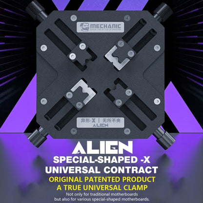 Mechanic Alien Support de carte mère universel à rotation de forme spéciale X 360