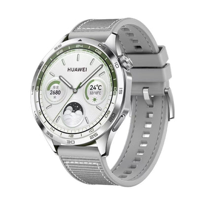 Bracelet de montre en silicone tressé hybride en nylon, taille : 22 mm, For Huawei Watch GT4 46mm