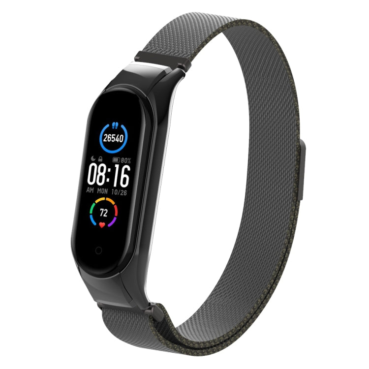 Bracelet en acier inoxydable magnétique de couleur unie Milano, For Xiaomi Mi Band 5