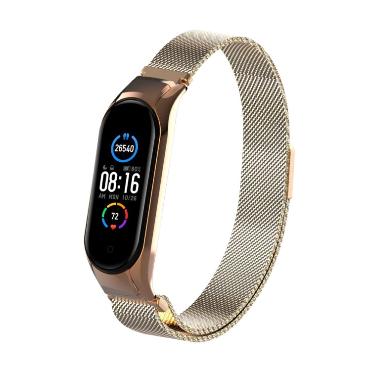 Bracelet en acier inoxydable magnétique de couleur unie Milano, For Xiaomi Mi Band 5
