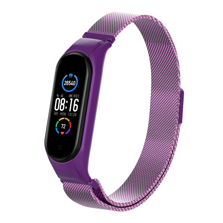 Bracelet en acier inoxydable magnétique de couleur unie Milano, For Xiaomi Mi Band 5