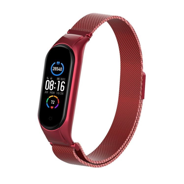 Bracelet en acier inoxydable magnétique de couleur unie Milano, For Xiaomi Mi Band 5