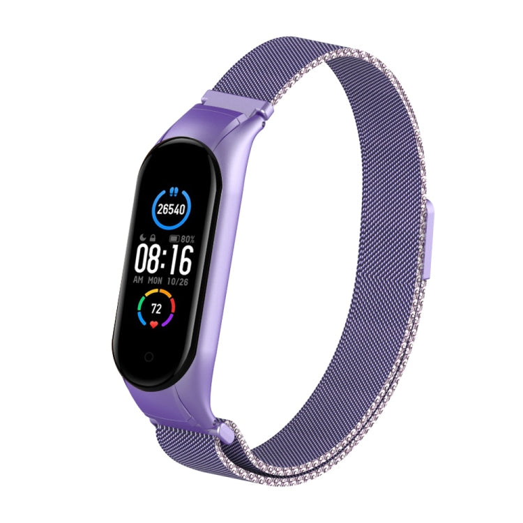 Bracelet en acier inoxydable magnétique de couleur unie Milano, For Xiaomi Mi Band 5