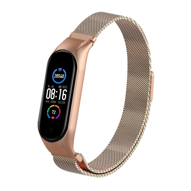 Bracelet en acier inoxydable magnétique de couleur unie Milano, For Xiaomi Mi Band 5
